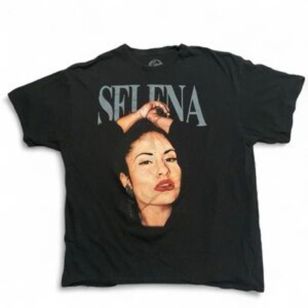Selena Quintanilla Black Graphic T Shirt Size Large